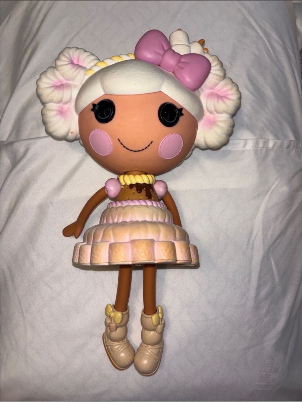 Lalaloopsy Toasty Sweet Fluff Full Size Pink Bow HTF